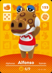 Animal Crossing - #153 Alfonso [NA] Box Art