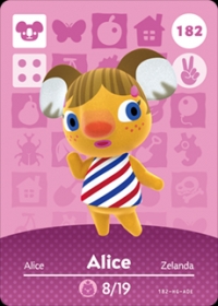 Animal Crossing - #182 Alice [NA] Box Art