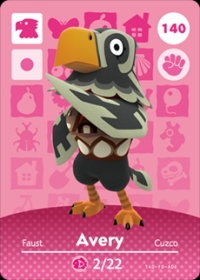 Animal Crossing - #140 Avery [NA] Box Art
