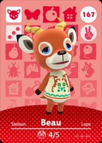 Animal Crossing - #167 Beau [NA] Box Art