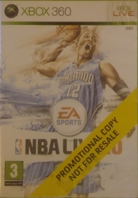 NBA Live 10 (Promotional Copy) Box Art