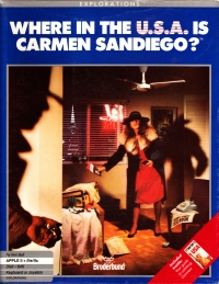 Where in the USA is Carmen Sandiego? Box Art