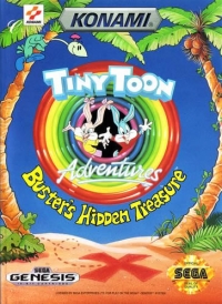 Tiny Toon Adventures: Buster's Hidden Treasure - Konami Classics (cardboard) Box Art