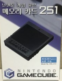 Nintendo Memory Card 251 (Black) [KR] Box Art