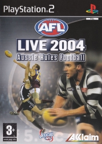 AFL Live 2004: Aussie Rules Football Box Art