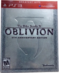 Elder Scrolls IV, The: Oblivion: 5th Anniversary Edition - Greatest Hits Box Art