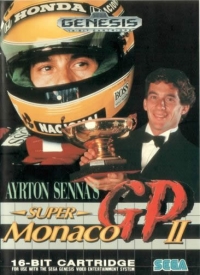 Ayrton Senna's Super Monaco GP II [CA] Box Art