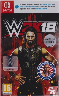 WWE 2K18 Box Art
