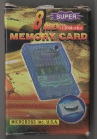 MicroBoss 8MB Memory Card Box Art