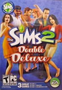 Sims 2, The: Double Deluxe (100 Million) Box Art