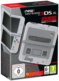 Nintendo 3DS XL - Super Nintendo Entertainment System Edition [EU] Box Art