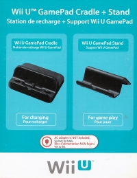 Nintendo Wii U GamePad Cradle + Stand Box Art