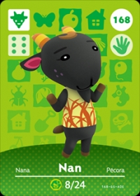 Animal Crossing - #168 Nan [NA] Box Art