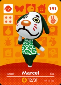 Animal Crossing - #191 Marcel [NA] Box Art