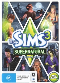 Sims 3, The: Supernatural Box Art