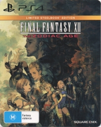 Final Fantasy XII: The Zodiac Age - Limited Steelbook Edition Box Art