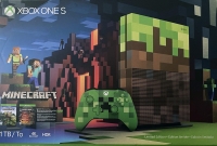 Microsoft Xbox One S 1TB - Minecraft (X21-33721-01) Box Art