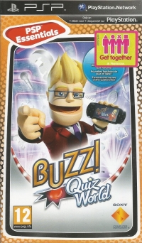 Buzz! Quiz World - PSP Essentials Box Art