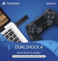 Sony DualShock 4 Starter Kit for PC and Mac Box Art