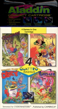 Quattro Adventure (Aladdin) Box Art