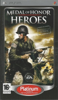 Medal of Honor: Heroes - Platinum Box Art
