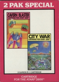 Cavern Blaster / City War Box Art
