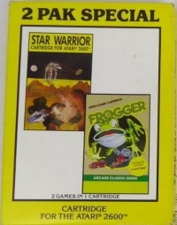 2 Pak Special: Star Warrior / Frogger Box Art