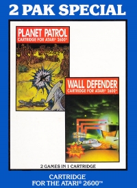 2 Pak Special Planet Patrol / Wall Defender Box Art
