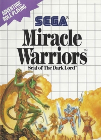 Miracle Warriors: Seal of The Dark Lord (Sega For The 90's) Box Art