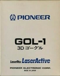 Pioneer GOL-1 3D Goggles Box Art