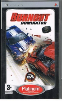 Burnout Dominator - Platinum Box Art