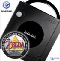 Nintendo GameCube DOL-001 (Jet Black / Four Classic Games) Box Art