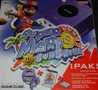 Nintendo GameCube DOL-001 - Super Mario Sunshine ¡Pak! Box Art