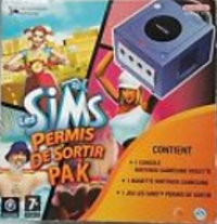 Nintendo GameCube DOL-001  - Les Sims: Permis de Sortir Pak Box Art