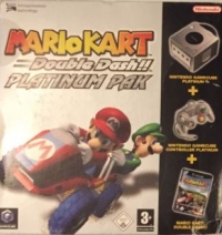 Nintendo GameCube DOL-001 - Mario Kart: Double Dash!! Platinum Pak [DE] Box Art