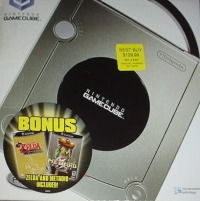 Nintendo GameCube (Platinum / Zelda and Metroid Included!) Box Art