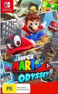 Super Mario Odyssey Box Art