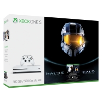 Microsoft Xbox One S 500GB - Ultimate Halo Bundle Box Art