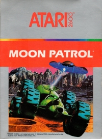 Moon Patrol (gray label / 1986) Box Art