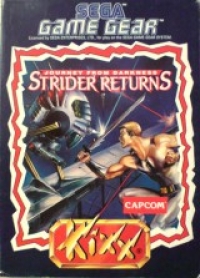 Journey From Darkness: Strider Returns - Kixx Box Art