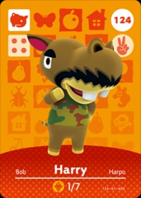Animal Crossing - #124 Harry [NA] Box Art
