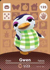 Animal Crossing - #125 Gwen [NA] Box Art