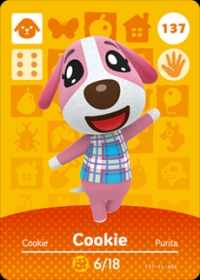 Animal Crossing - #137 Cookie [NA] Box Art