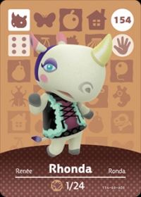 Animal Crossing - #154 Rhonda [NA] Box Art