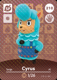 Animal Crossing - #210 Cyrus [NA] Box Art