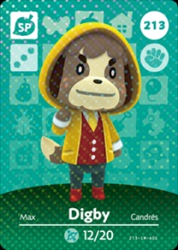 Animal Crossing - #213 Digby [NA] Box Art