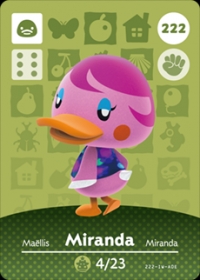 Animal Crossing - #222 Miranda [NA] Box Art