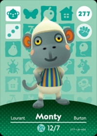 Animal Crossing - #277 Monty [NA] Box Art