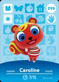 Animal Crossing - #290 Caroline [NA] Box Art