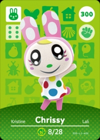 Animal Crossing - #300 Chrissy [NA] Box Art
